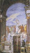 Sandro Botticelli, Francesco Furini,Lorenzo the Magnificent and the Platonic Academy in the Villa of Careggi (mk36)